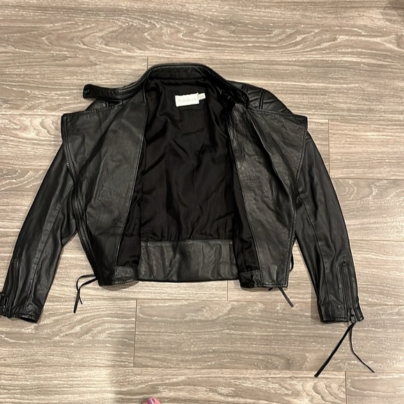 Shakuhachi Leather Biker Jacket - Picture 5 of 5